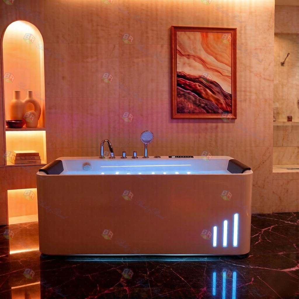 Custom massage bathtub