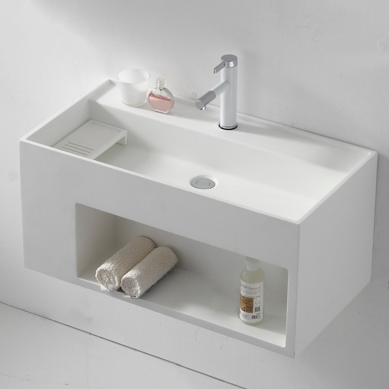 Washroom hand wash basin wall hung basin wall mounted basin for bathroom 